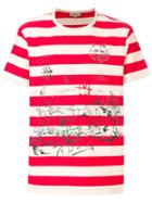 Burberry Striped T-shirt - Red