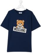 Moschino Kids Toy Bear T-shirt - Blue