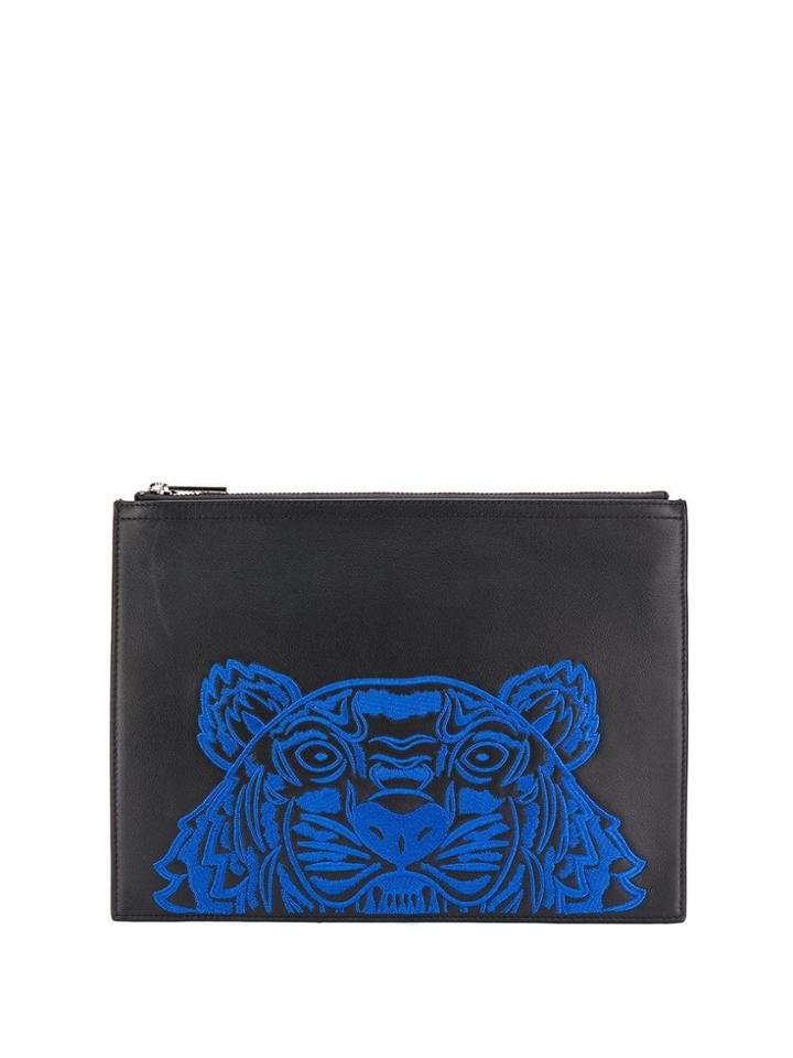 Kenzo Embroidered Logo Pouch - Black