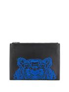 Kenzo Embroidered Logo Pouch - Black