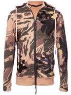 11 By Boris Bidjan Saberi Abstract Desert Camouflage Hoodie -