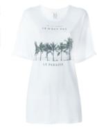 Zoe Karssen Palm Tree Print T-shirt