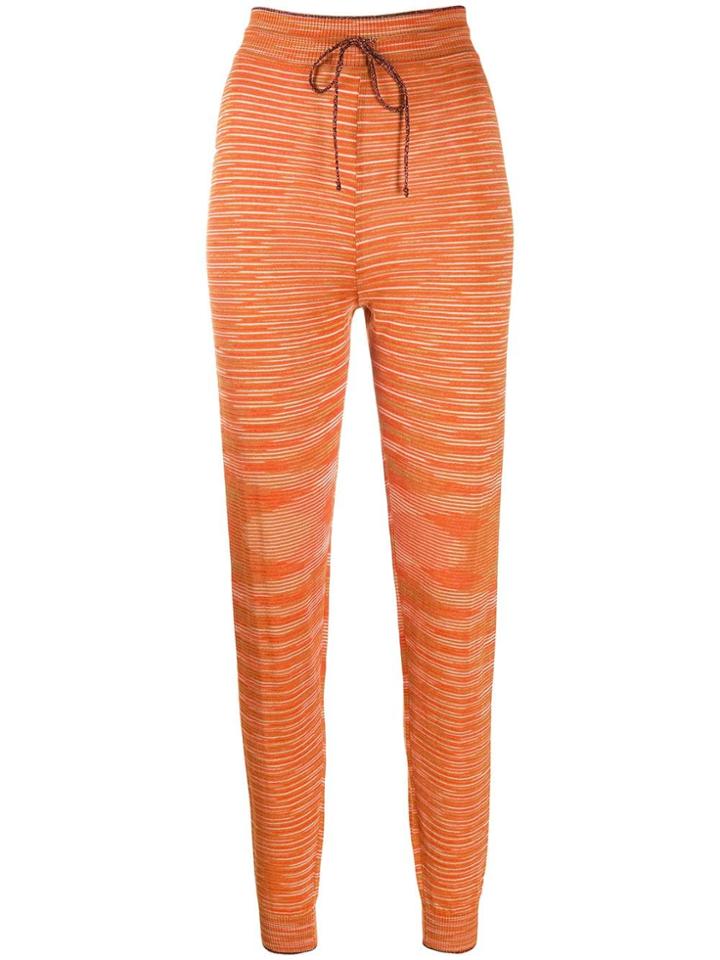 M Missoni Slub Lurex Joggers - Orange