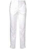 P.a.r.o.s.h. Side Stripe Trousers - White