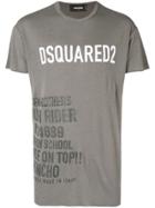 Dsquared2 Crew Neck Logo T-shirt - Grey