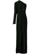 Ann Demeulemeester One Shoulder Dress - Black