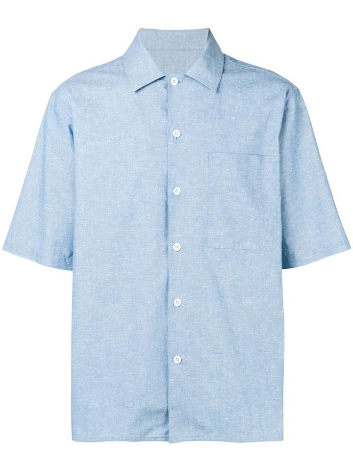 Ami Alexandre Mattiussi Camp Collar Shirt - Blue