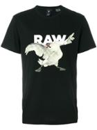 G-star Swan Print T-shirt - Black