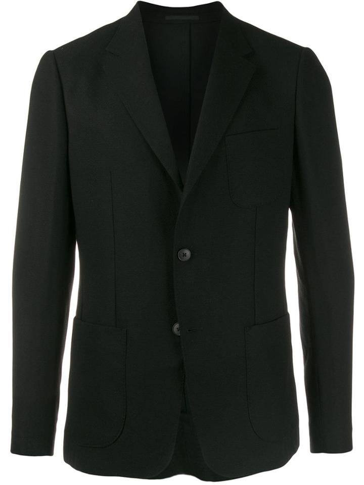Z Zegna Boxy Fit Blazer - Black