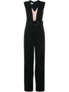 Stella Mccartney 'paola' Jumpsuit, Women's, Size: 38, Black, Viscose/acetate/spandex/elastane/viscose
