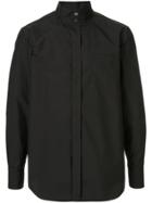 Fumito Ganryu Band Collar Shirt - Black