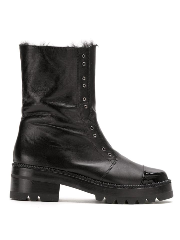 Andrea Bogosian Leather Boots - Black