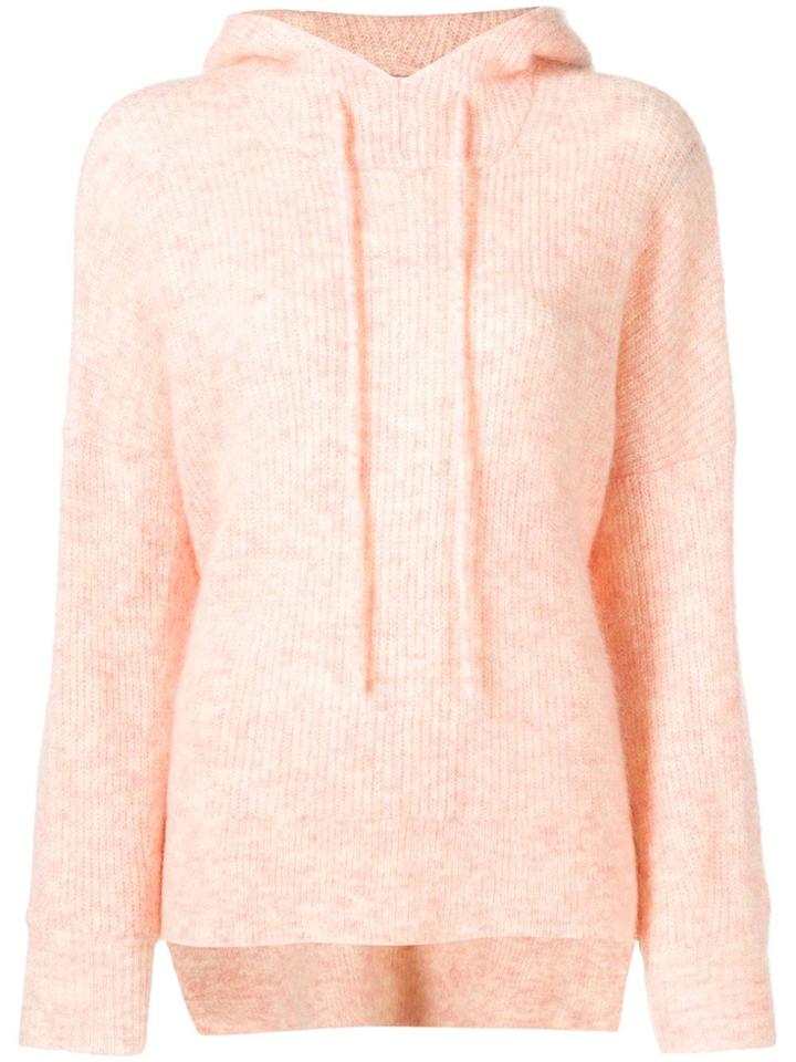 Ganni Knitted Hoodie - Pink