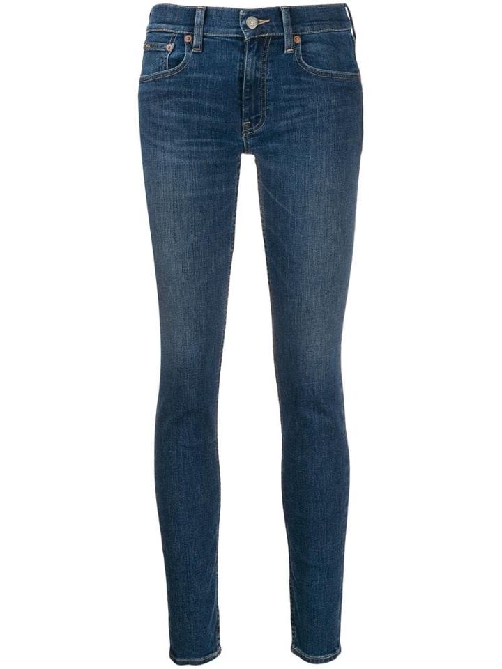 Ralph Lauren Mid-rise Skinny Jeans - Blue