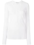Dondup Tegmen T-shirt, Women's, Size: Large, White, Viscose/polyamide