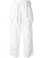 Nlst Patch Pocket Trousers, Women's, Size: 25, White, Cotton/hemp