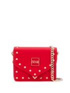 Versace Jeans Couture Studded Cross Body Bag - Red