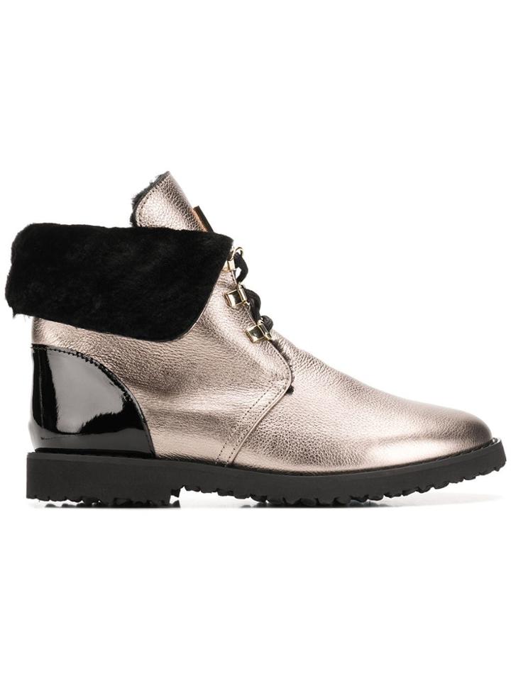 Hogl Lace-up Combat Boots - Gold
