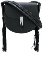 Altuzarra Tassel Detail Flapped Shoulder Bag - Black