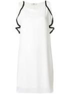 Blugirl Ruffled Sleeves Dress - White