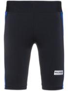 Martine Rose Blue Logo Cycling Shorts - Black