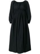 Molly Goddard Flared Midi Dress - Black
