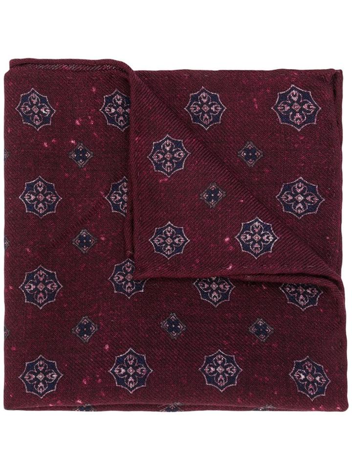 Tagliatore Patterned Knit Pochette - Red
