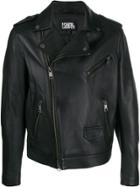 Karl Lagerfeld Ikonik Biker Jacket - Black