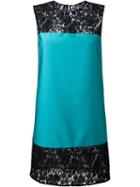 Fausto Puglisi Lace Panel Shift Dress