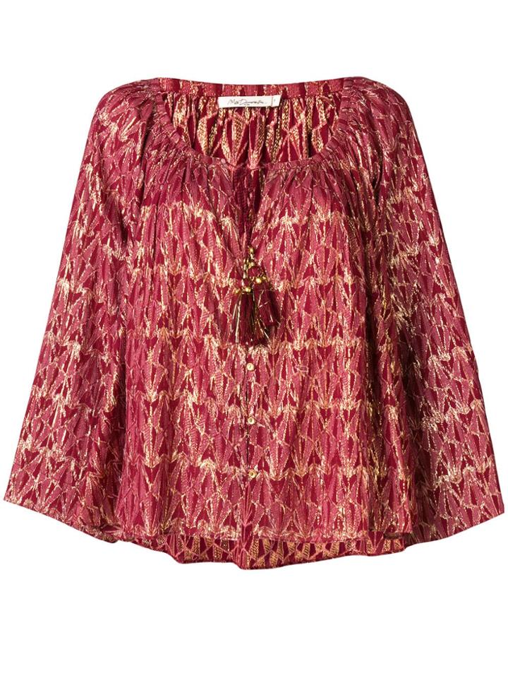Mes Demoiselles Tassel Details Blouse - Red