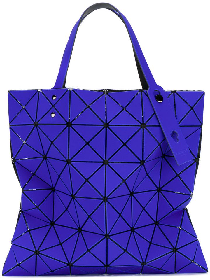 Bao Bao Issey Miyake - Embroidered Tote - Women - Pvc - One Size, Blue, Pvc