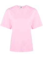 Msgm Logo Embellished T-shirt - Pink & Purple