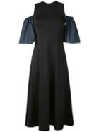 Ganni 'rogers' Maxi Dress, Women's, Size: 36, Black, Viscose/spandex/elastane