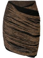 Balmain Fitted Fringe Skirt - Black