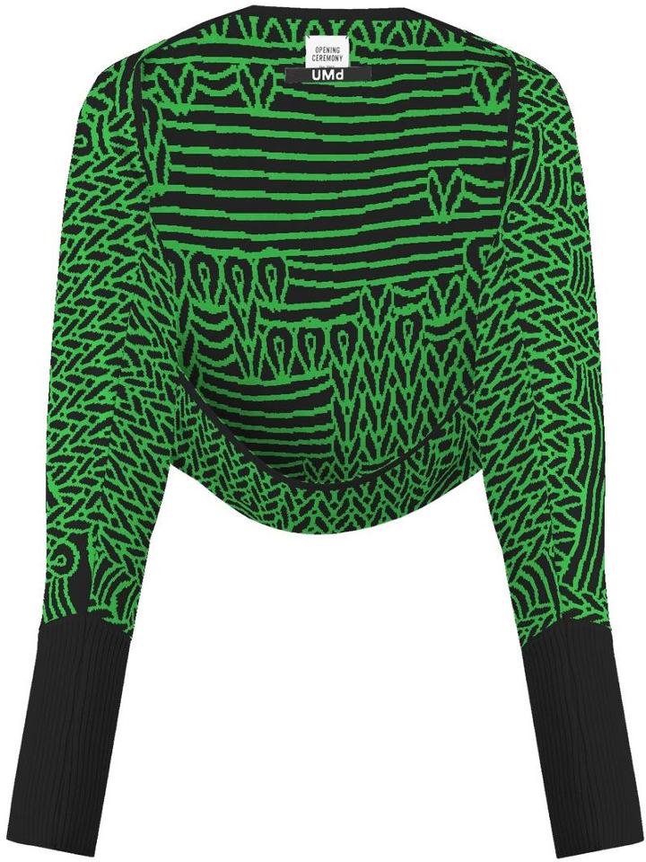 Opening Ceremony - Umd X Opening Ceremony Shrug Cardigan - Women - Merino - One Size, Black, Merino