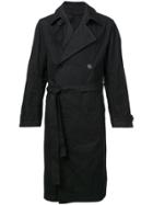 Casey Casey Classic Trench Coat - Black