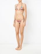 Brigitte Chevron Print Bikini Set - Multicolour