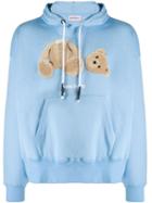 Palm Angels Kill The Bear Hoodie - Blue