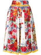 Dolce & Gabbana - Majolica Print Skirt - Women - Silk - 46, Silk