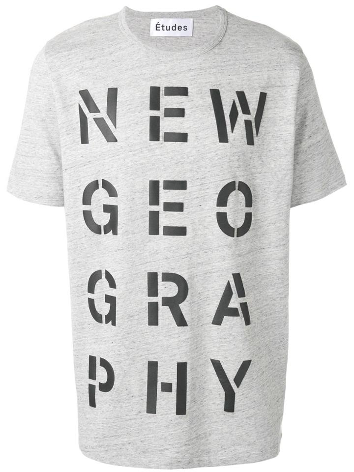 Études 'new Geo' T-shirt - Grey