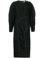 Ganni Stitch Detail Dress - Black