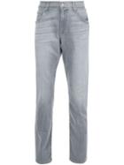 7 For All Mankind Slim-fit Jeans, Men's, Size: 32, Grey, Cotton/polyester/spandex/elastane
