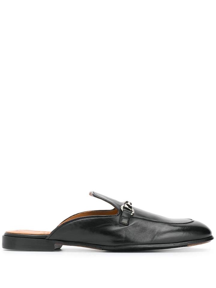 Doucal's Horsebit Slip-on Loafers - Black