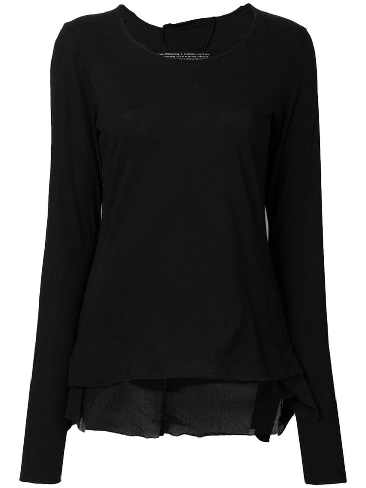Rundholz Black Label Black Cotton Top