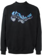 Y / Project Logo Print Sweatshirt, Adult Unisex, Size: Large, Black, Cotton