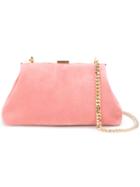 Mansur Gavriel - Chain Strap Shoulder Bag - Women - Suede - One Size, Pink/purple, Suede