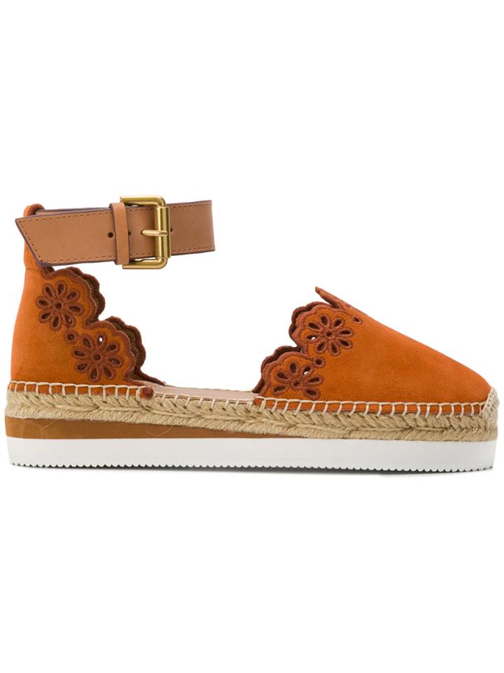 See By Chloé Glyn Espadrilles - Yellow & Orange
