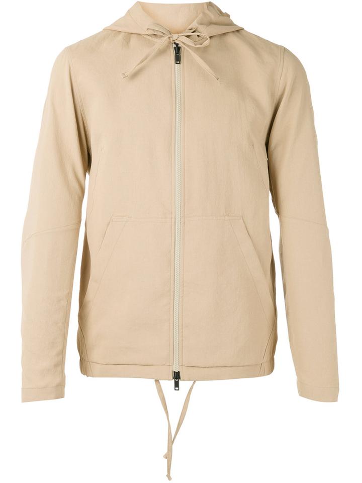 Theory - Zip Hooded Jacket - Men - Cotton/polyester - M, Nude/neutrals, Cotton/polyester