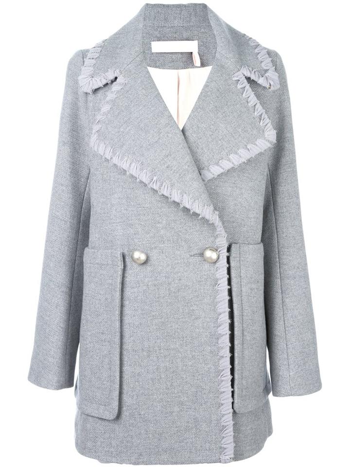 See By Chloé Ribbon Trim Coat