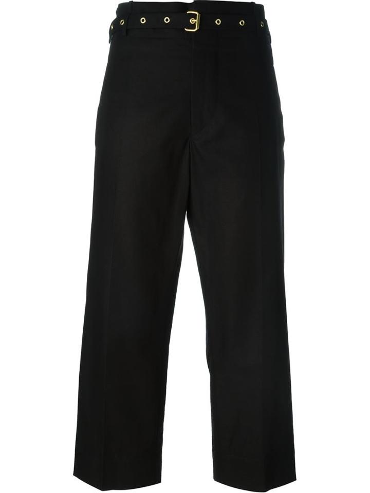 Isabel Marant Cropped Belted Trousers